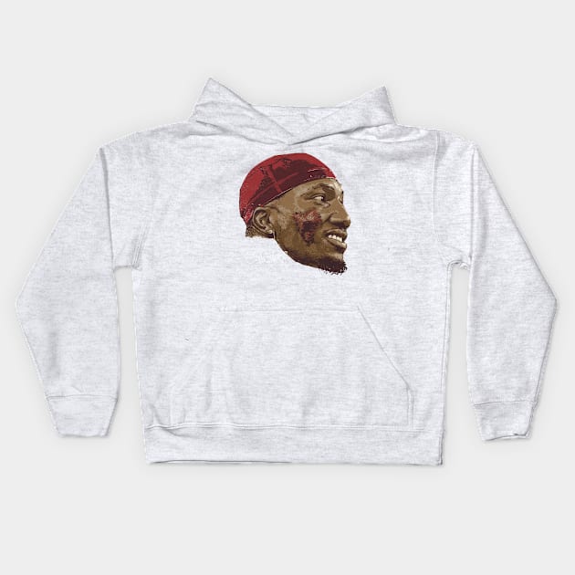 Deebo Samuel San Francisco Portrait Kids Hoodie by danlintonpro